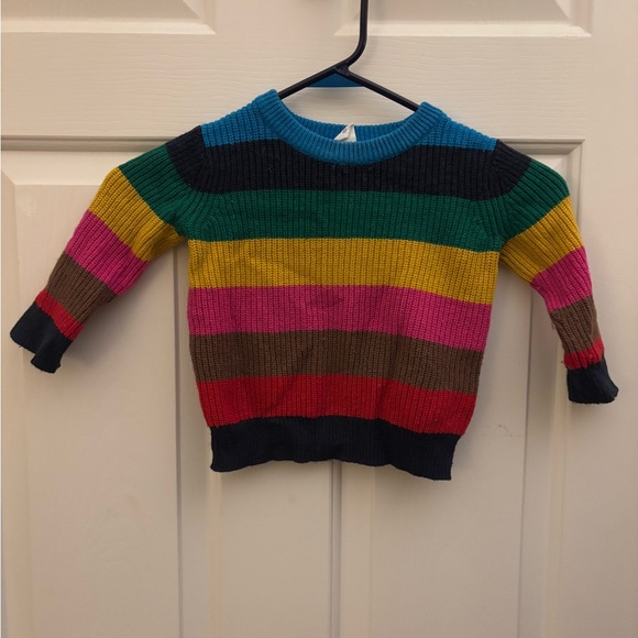 GAP Multicolor Striped Toddler Sweater - Picture 1 of 3
